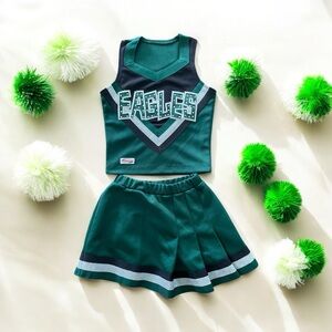 Cheerleader Cheer Uniform‎ * Philadelphia Eagles * Kids 3 Piece Set